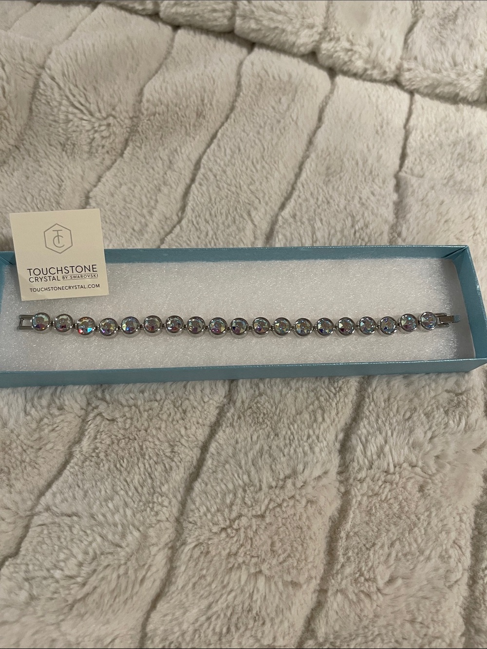 Touchstone Crystal Aurora Boréale Ice Bracelet
